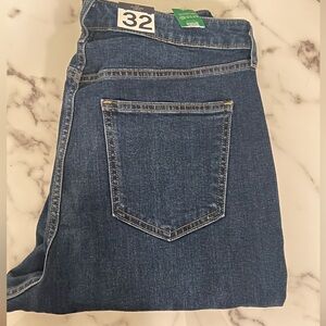 GAP 32 14 Long “Vintage Slim Sky High” with detailed hem